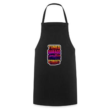 Chromed Pulse Overdrive - Cooking Apron - black - Front - AI Model Male 185 dark (185cm)