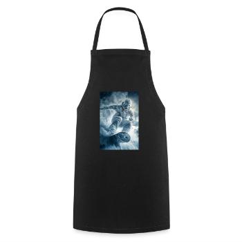 Frozen Thrill Snowboarder - Tablier de cuisine - noir - Devant - AI Model Male 185 dark (185cm)