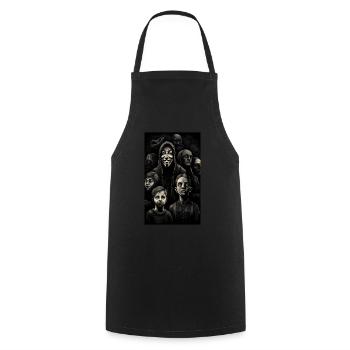 Portrait de famille anonyme - Tablier de cuisine - noir - Devant - AI Model Male 185 dark (185cm)