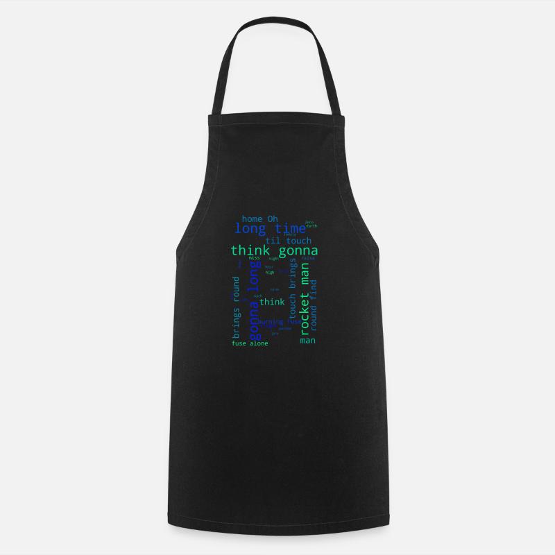 Rocket man - Cooking Apron - black