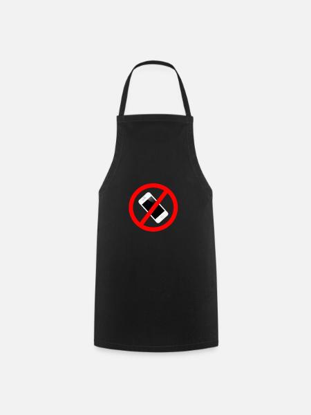 No Smartphone - Tablier de cuisine - noir
