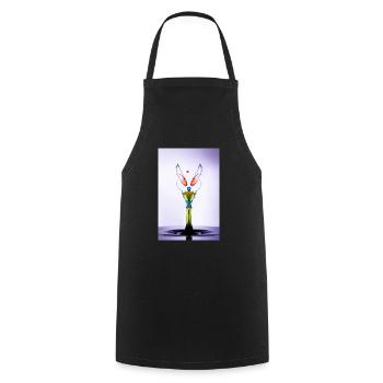 angel - Tablier de cuisine - noir - Devant - AI Model Male 185 dark (185cm)
