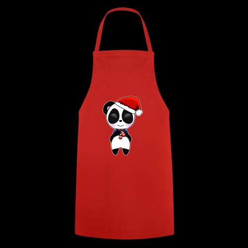 Panda noel bonnet - Tablier de cuisine