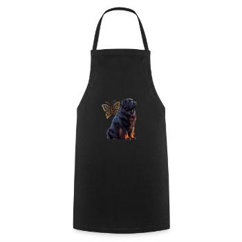 Terre-Neuve - Tablier de cuisine - noir - Devant - AI Model Male 185 dark (185cm)