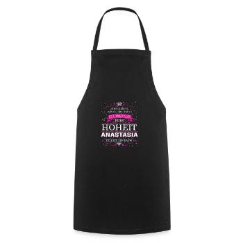 Votre Altesse Anastasia entre dans la pièce - Tablier de cuisine - noir - Devant - AI Model Male 185 dark (185cm)