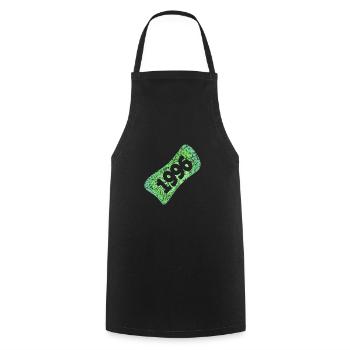 Scratch 1996 - Cooking Apron - black - Front - AI Model Male 185 dark (185cm)