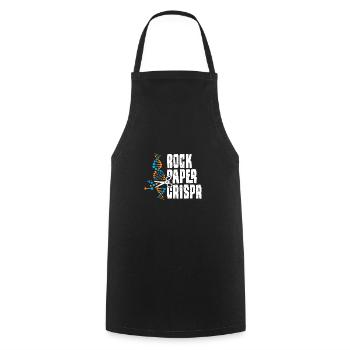 Rock Paper Crispr - Ingenieur - Kochschürze - Schwarz - Vorne - AI Model Male 185 dark (185cm)