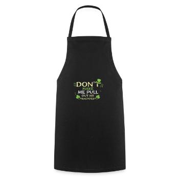 Don't Make Me Pull Out My Bagpipes - Cooking Apron - black - Front - AI Model Male 185 dark (185cm)