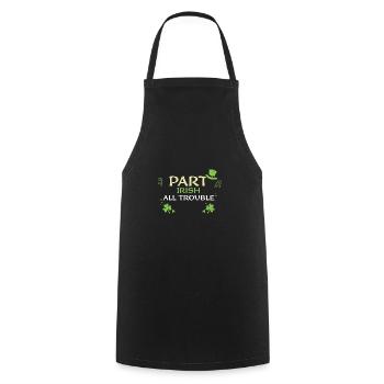 Partie irlandaise Tous les problèmes - Tablier de cuisine - noir - Devant - AI Model Male 185 dark (185cm)