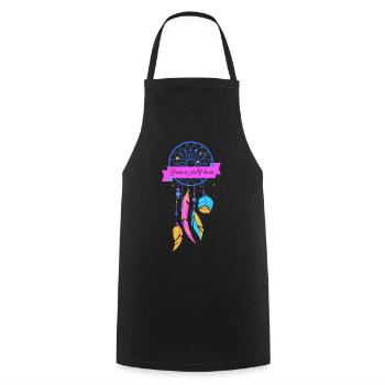 dream catcher - Cooking Apron - black - Front - AI Model Male 185 dark (185cm)