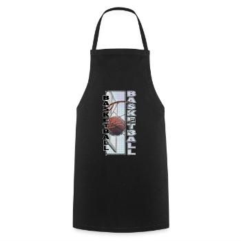 Basketteur Basketteur Basketteur Dunking Sport Player - Tablier de cuisine - noir - Devant - AI Model Male 185 dark (185cm)