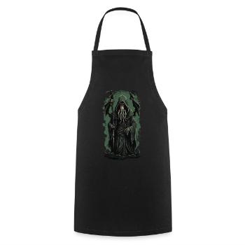 Mage Cthulhu Halloween Horror from the Deep - Cooking Apron - black - Front - AI Model Male 185 dark (185cm)