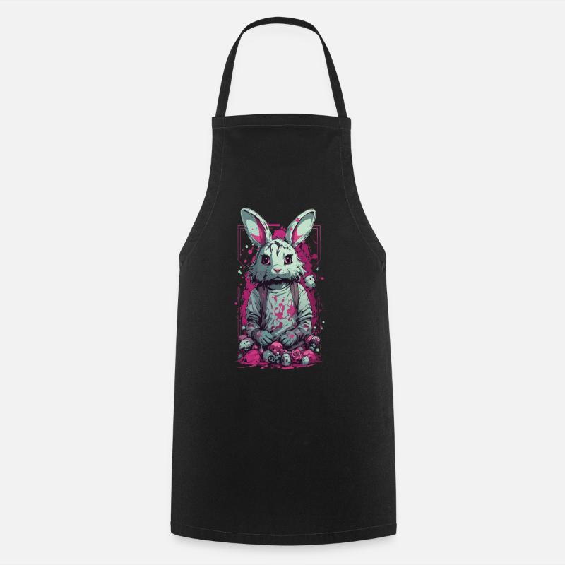 Gothic  Horror Splatter Art - Cooking Apron - black