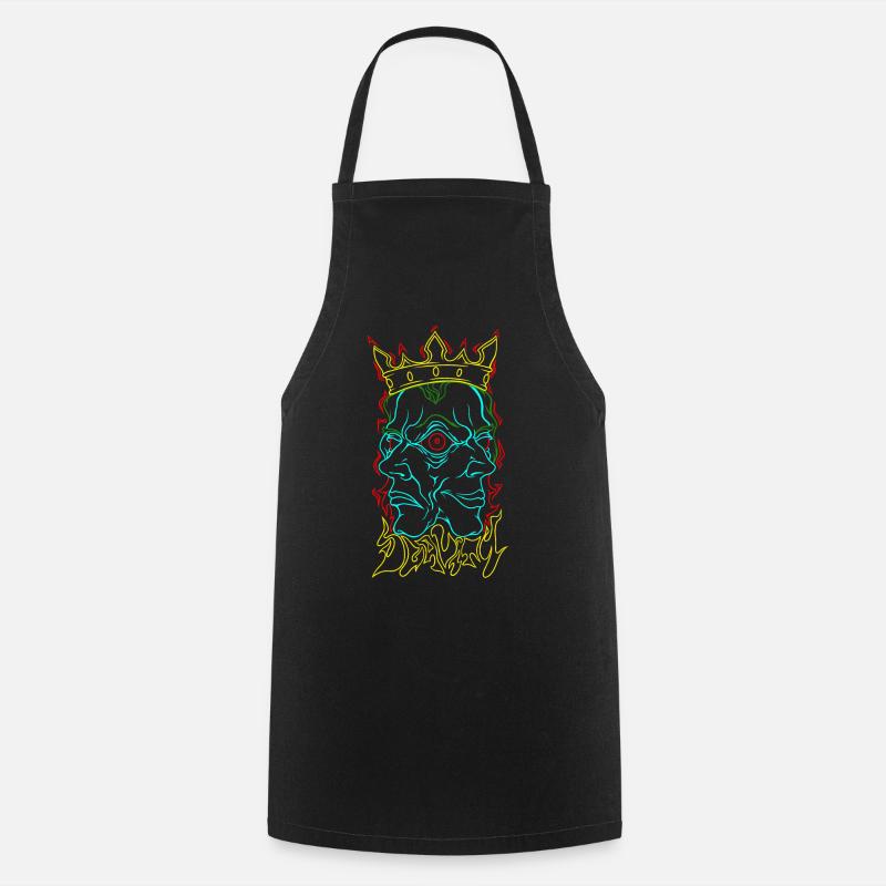 Dualisme VI - Tablier de cuisine - noir