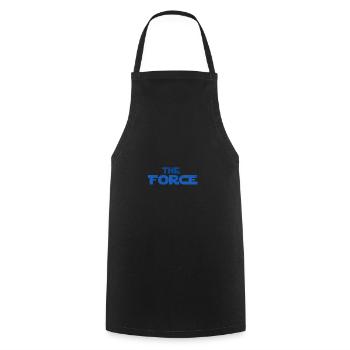 force - Cooking Apron - black - Front - AI Model Male 185 dark (185cm)
