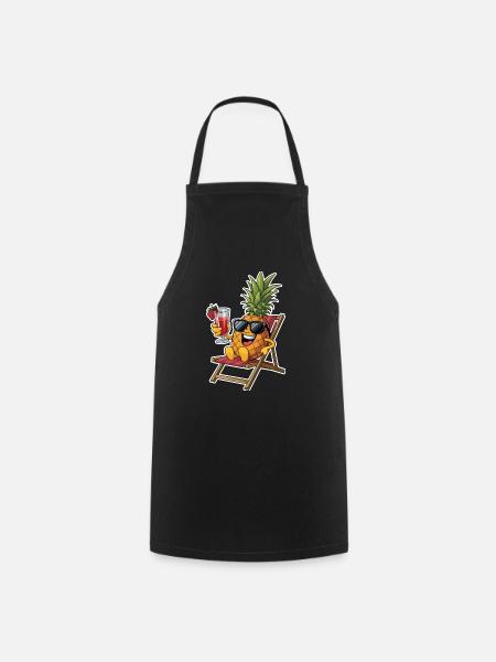Pineapple - Kochschürze - Schwarz