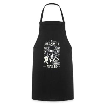 Poker Poker Saying - Cooking Apron - black - Front - AI Model Male 185 dark (185cm)