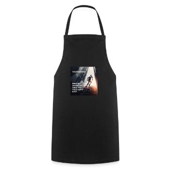 Towerrunning, Entraînement d’élite d’escalade d’escalier - Tablier de cuisine - noir - Devant - AI Model Male 185 dark (185cm)