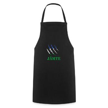 jamteclaw - Cooking Apron - black - Front - AI Model Male 185 dark (185cm)