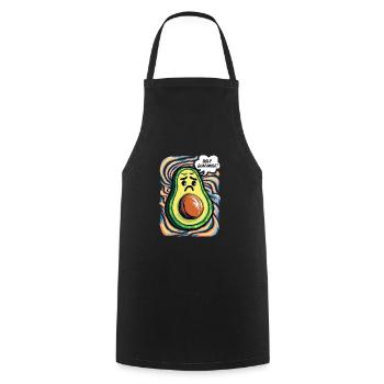 Holy Guacamole - Cooking Apron - black - Front - AI Model Male 185 dark (185cm)