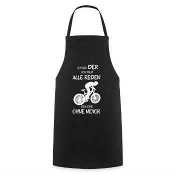 Fahrrad ohne Motor - Kochschürze - Schwarz - Vorne - AI Model Male 185 dark (185cm)
