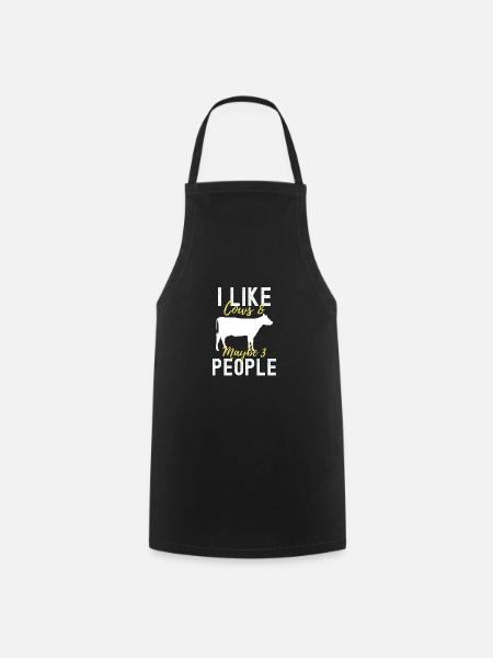 Vache - Tablier de cuisine - noir