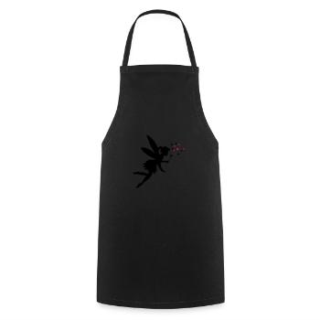fairy love magic 02 - Cooking Apron - black - Front - AI Model Male 185 dark (185cm)