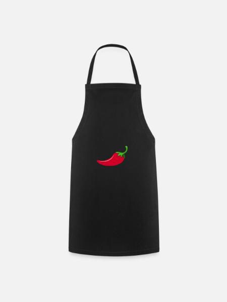 Spicy Chilly - Cooking Apron - black