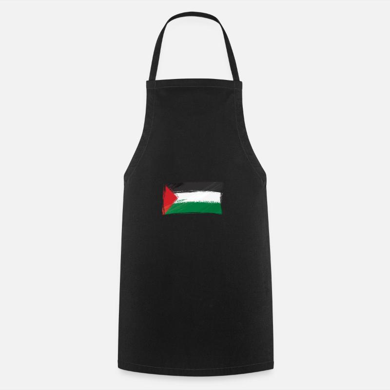 Free Palestinian - Cooking Apron - black