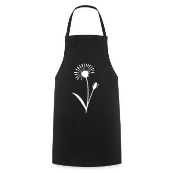 Flower Dandelion Flowers Blossom Wildflowers Herbs - Cooking Apron - black - Front - AI Model Male 185 dark (185cm)