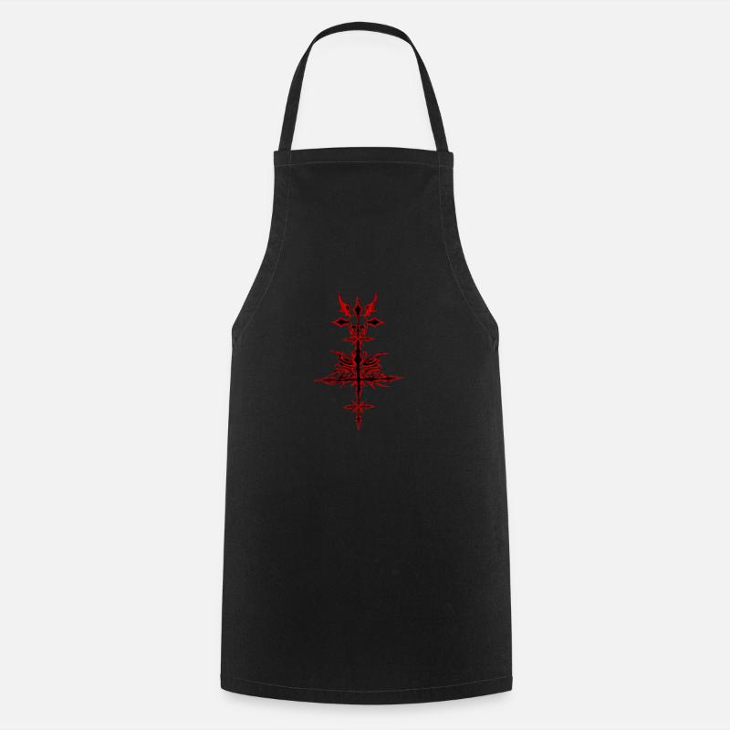 Nice Gothic Tribal Design - Tablier de cuisine - noir