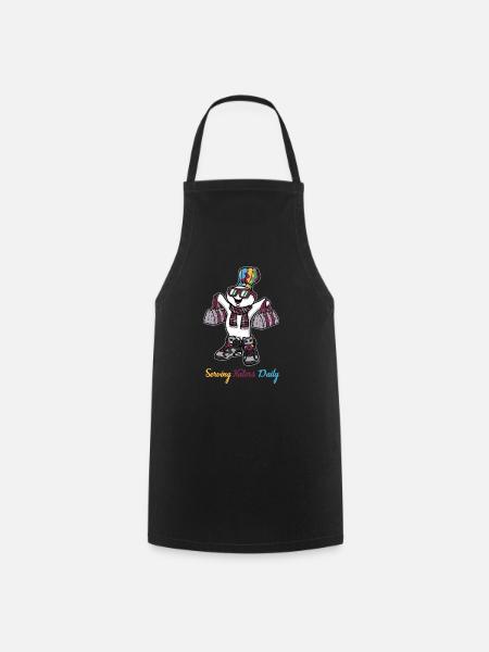 Serving Haters Daily - Cooking Apron - black