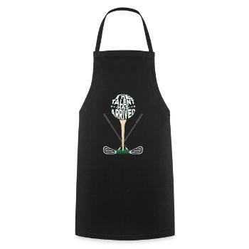 The Talent Has Arrived - Cooking Apron - black - Front - AI Model Male 185 dark (185cm)
