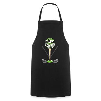 The Talent Has Arrived - Cooking Apron - black - Front - AI Model Male 185 dark (185cm)