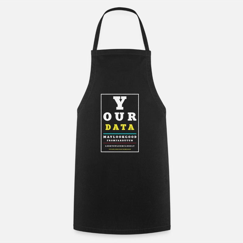 Data Analytics Data Engineering Funny Data - Cooking Apron - black