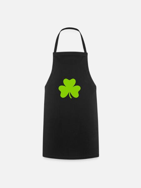 Shamrock - Kochschürze - Schwarz