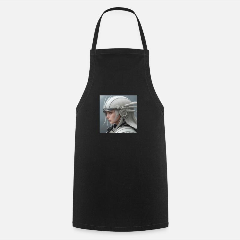 Japanese Fighter - Cooking Apron - black