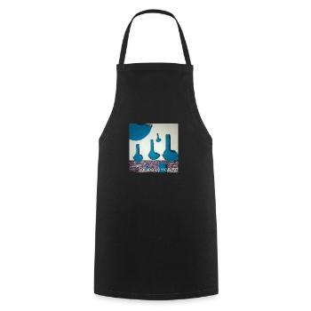 Sabino Lemon ART Teas - Cooking Apron - black - Front - AI Model Male 185 dark (185cm)