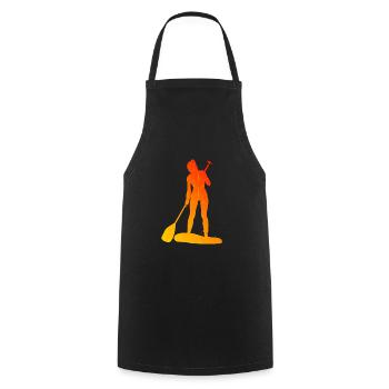 Standup Paddle Standup Paddle Hommes Femmes - Tablier de cuisine - noir - Devant - AI Model Male 185 dark (185cm)