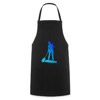 Men's Stand up Paddling Board Standup Paddling - Cooking Apron - black - Front - AI Model Male 185 dark (185cm)