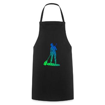 Standup Paddling Stand up Paddling Board Men - Cooking Apron - black - Front - AI Model Male 185 dark (185cm)