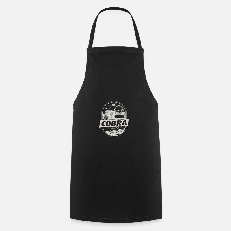 AC Cobra - Sportscar - Emblem Gift - Cooking Apron - black