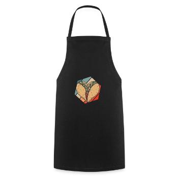 Lustiger Taco Cinco De Mayo Tacos Fun Lovers - Kochschürze - Schwarz - Vorne - AI Model Male 185 dark (185cm)