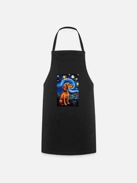 Dackel Hund - Kochschürze - Schwarz