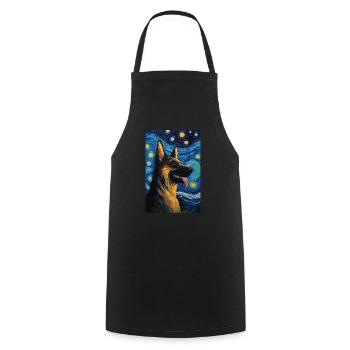 Sheepdog - Cooking Apron - black - Front - AI Model Male 185 dark (185cm)