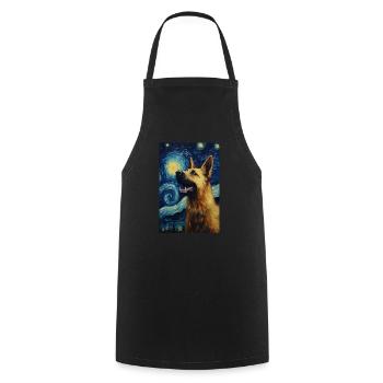 Sheepdog - Cooking Apron - black - Front - AI Model Male 185 dark (185cm)
