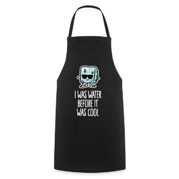 Cool Cartoon avec lunettes de soleil Heat Wave - Tablier de cuisine - noir - Devant - AI Model Male 185 dark (185cm)