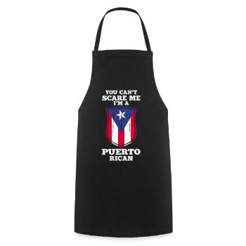 Puerto Rico | Puerto Ricaner Flagge Geschenkideen - Kochschürze - Schwarz - Vorne - AI Model Male 185 dark (185cm)