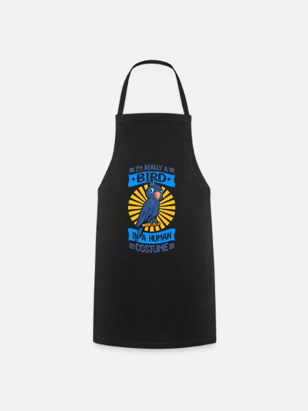 Parrot Parakeet - Cooking Apron - black