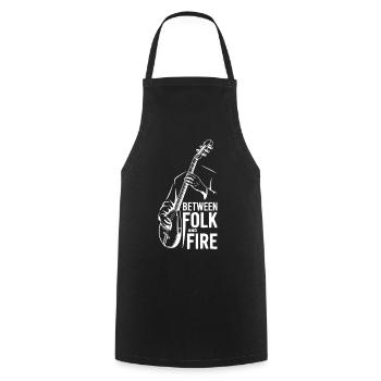 Tambura - Entre le folklore et le feu - Musique balkanique - Tablier de cuisine - noir - Devant - AI Model Male 185 dark (185cm)